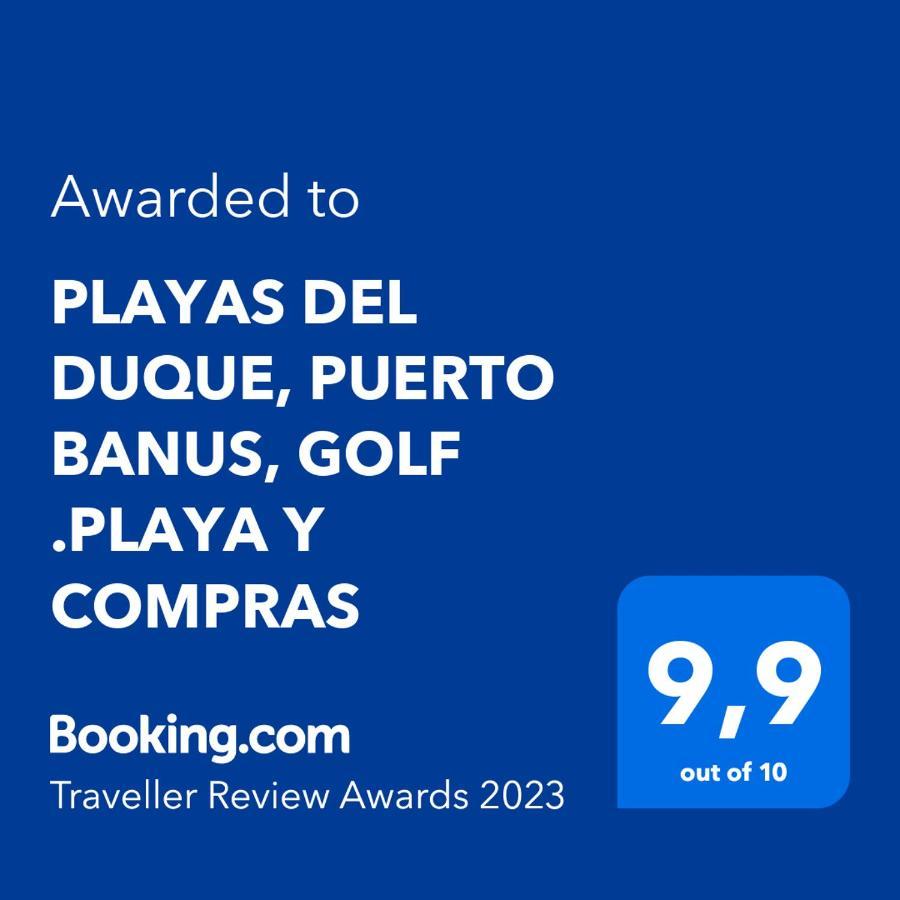 Playas Del Duque, Puerto Banus, Golf .Playa Y Compras Apartment Marbella Bagian luar foto